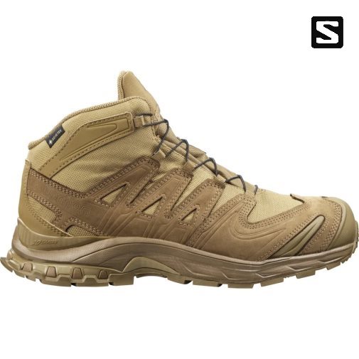 Botas Tácticas Salomon Xa Forces Mid GTX Hombre Marrom | MX JVSG875